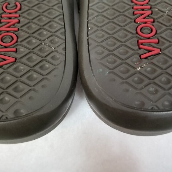 VIONIC Tideperf Strap Sandal Bronze Leather Orthotic Flip Flop Size 10.5(W) - Picture 7 of 8